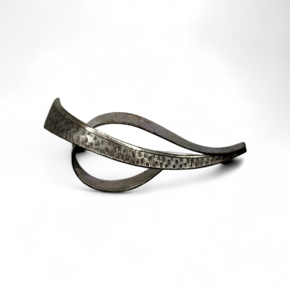 Vintage 835 Silver Modernist Brooch TEKA Germany Art Nouveau Style